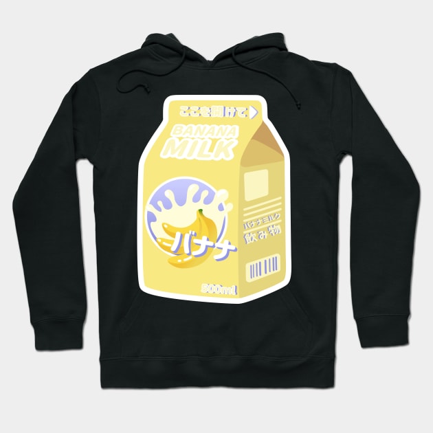 Banana Milk - Korean Drink Hoodie by NOSSIKKO